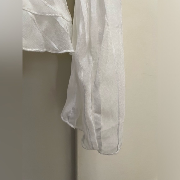 Vintage Dead Stock Dialoge Blouse Ruffles size S - Picture 4 of 6